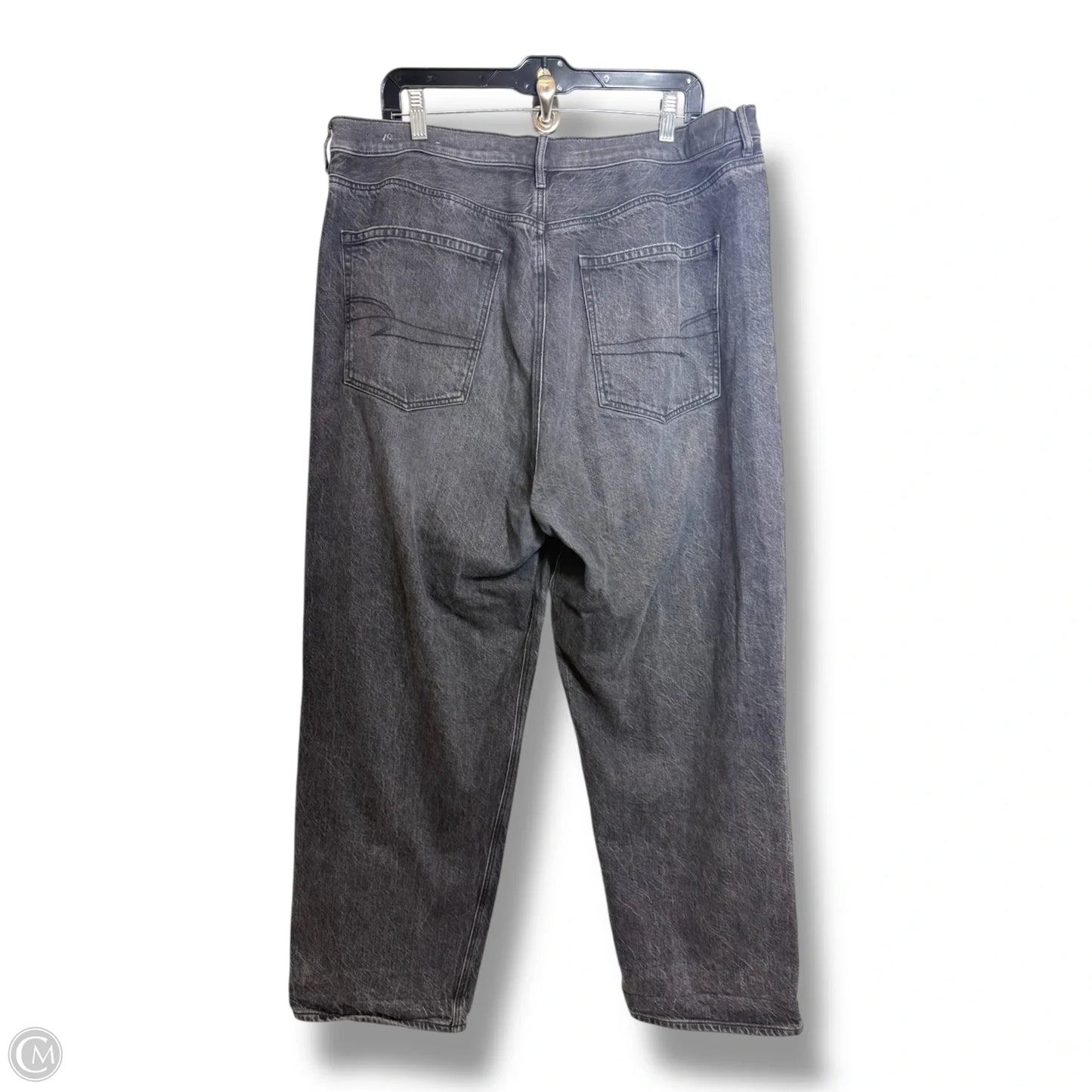 Jeans Wide Leg By American Eagle In Black, Size: 18