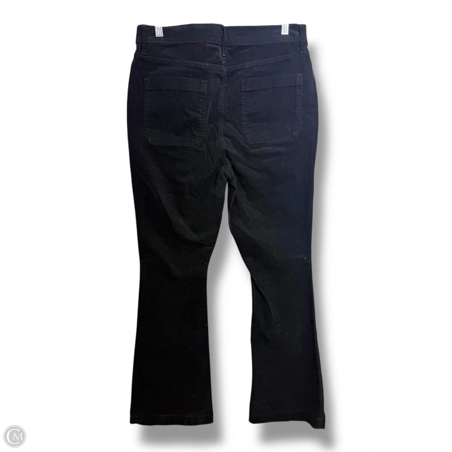 Pants flare Corduroy By Ana In Black, Size: 8