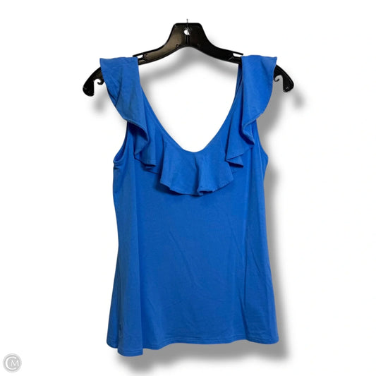 Top Sleeveless Designer By Lilly Pulitzer In Blue, Size: Xxs