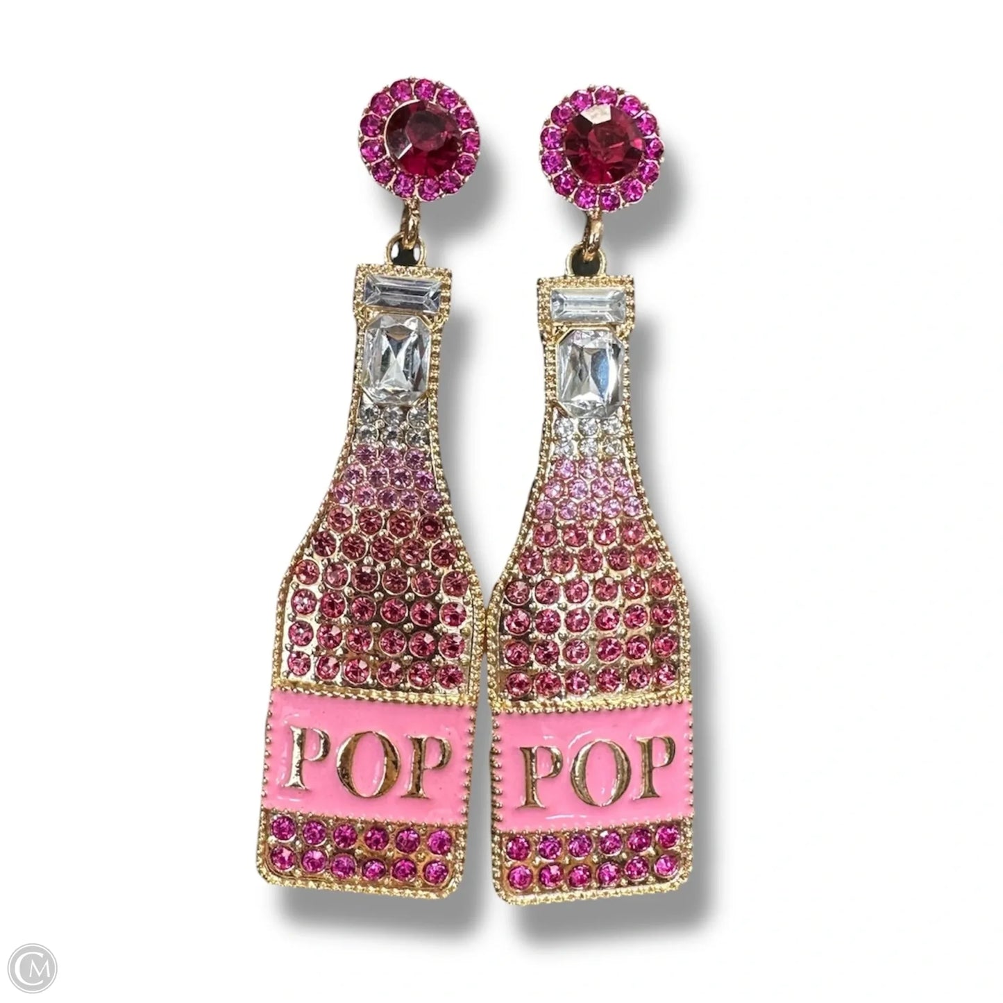 Pink champagne POP Earrings Dangle/drop By Clothes Mentor