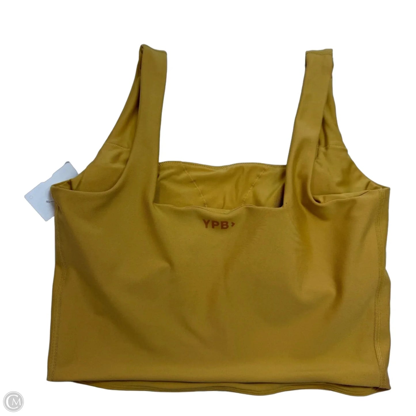 Athletic Bra By Ypb In Yellow, Size: L
