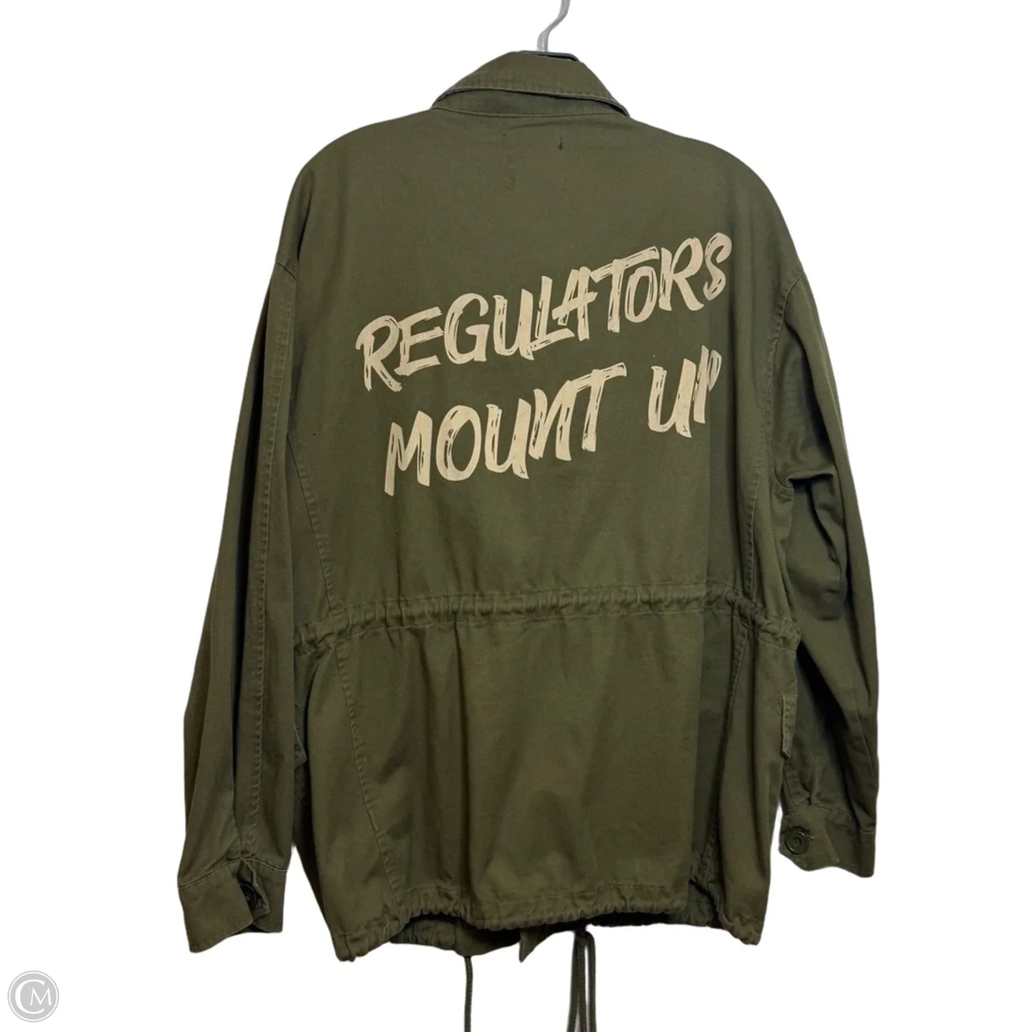 Jacket Denim By Active Usa In Green, Size: L