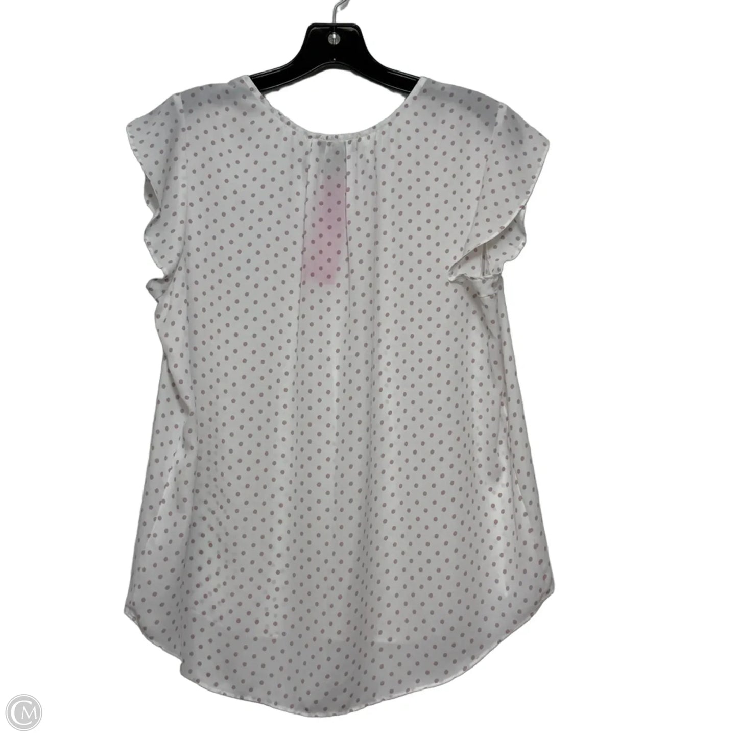 Top Sleeveless By Jones New York In Polkadot Pattern, Size: M