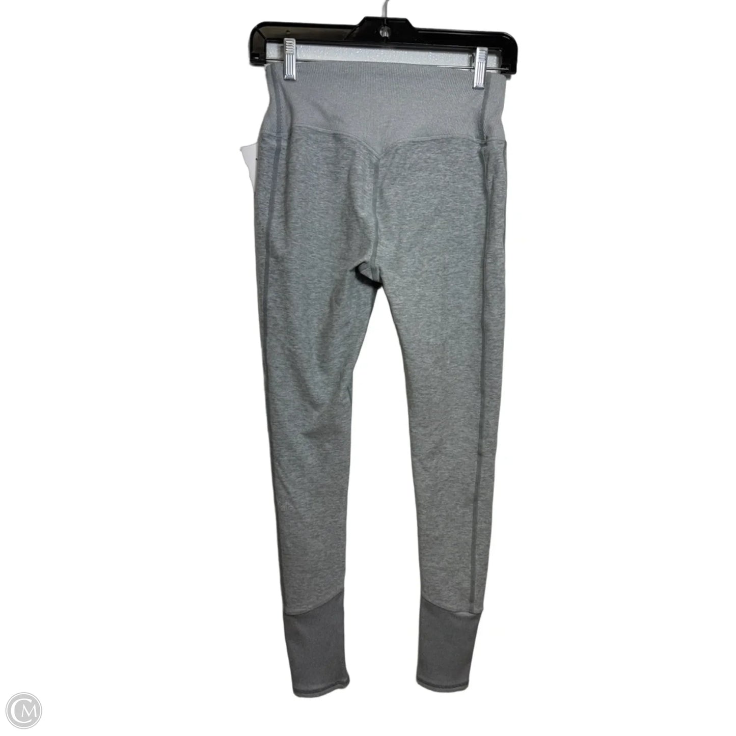 Athletic Leggings By Alo In Grey, Size: M