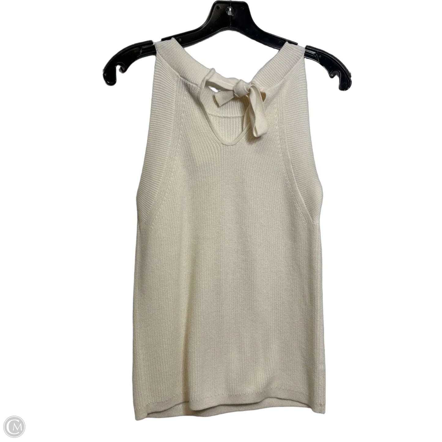 Top Sleeveless By Ann Taylor In Ivory, Size: M