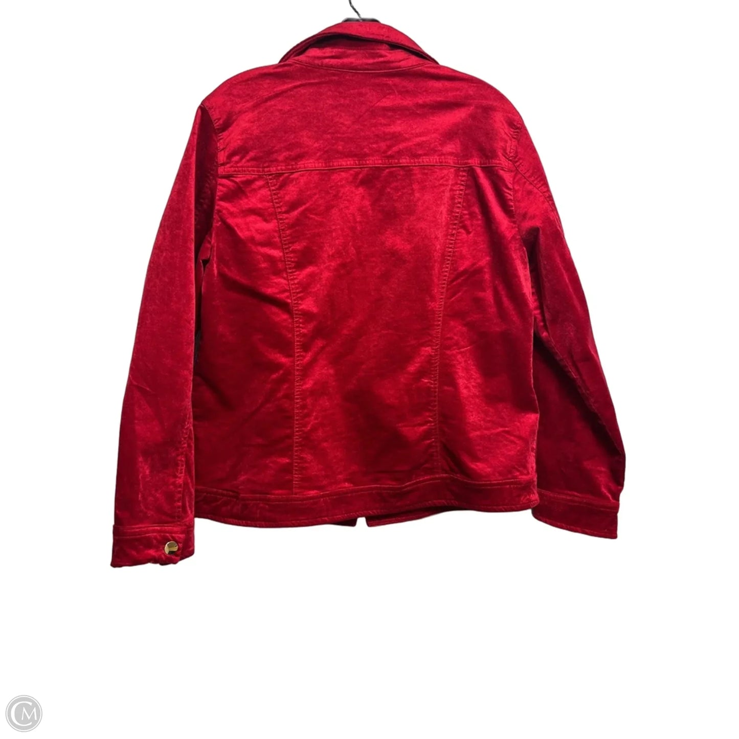 Blazer By Chicos In Red, Size: L