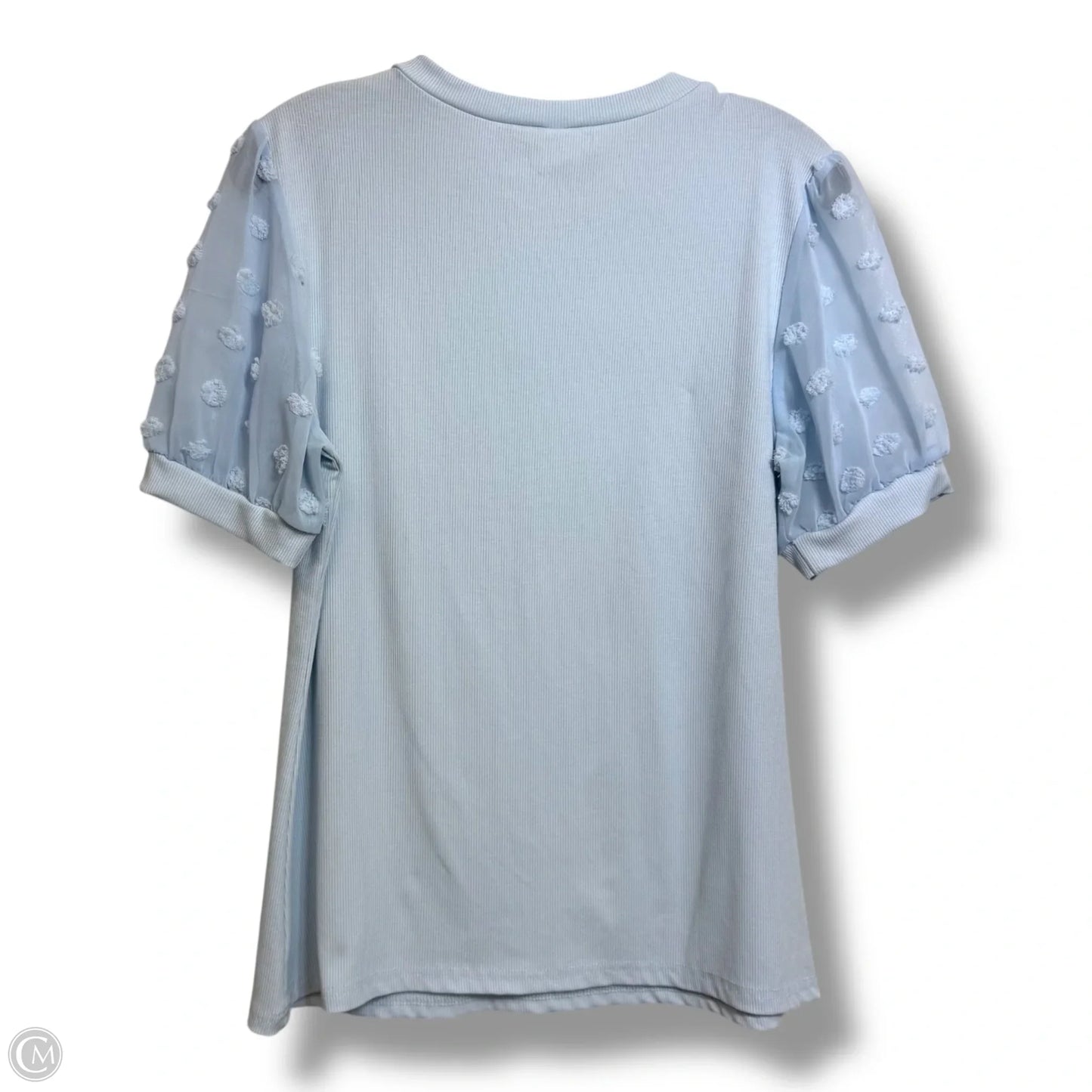 Top Short Sleeve By Clothes Mentor In Blue, Size: M