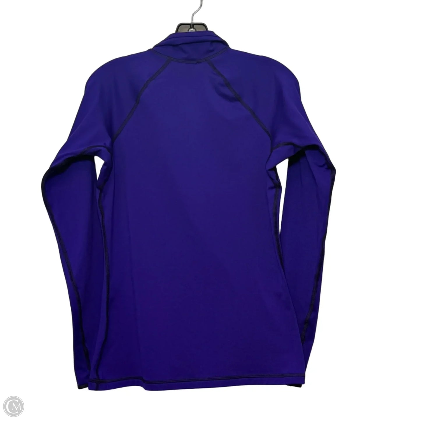 Athletic Top Long Sleeve Crewneck By Nike In Purple, Size: M