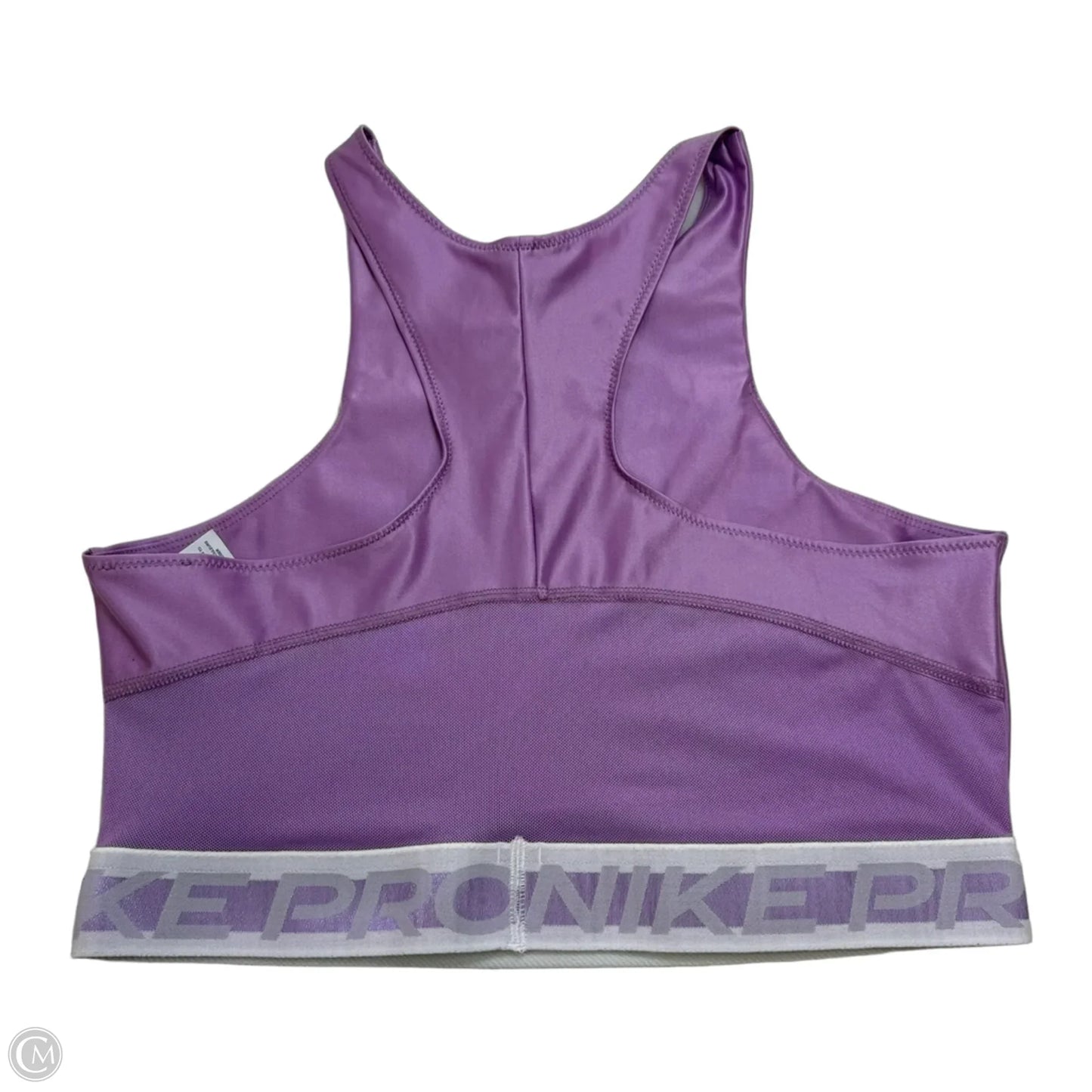 Athletic Bra By Nike In Purple, Size: M