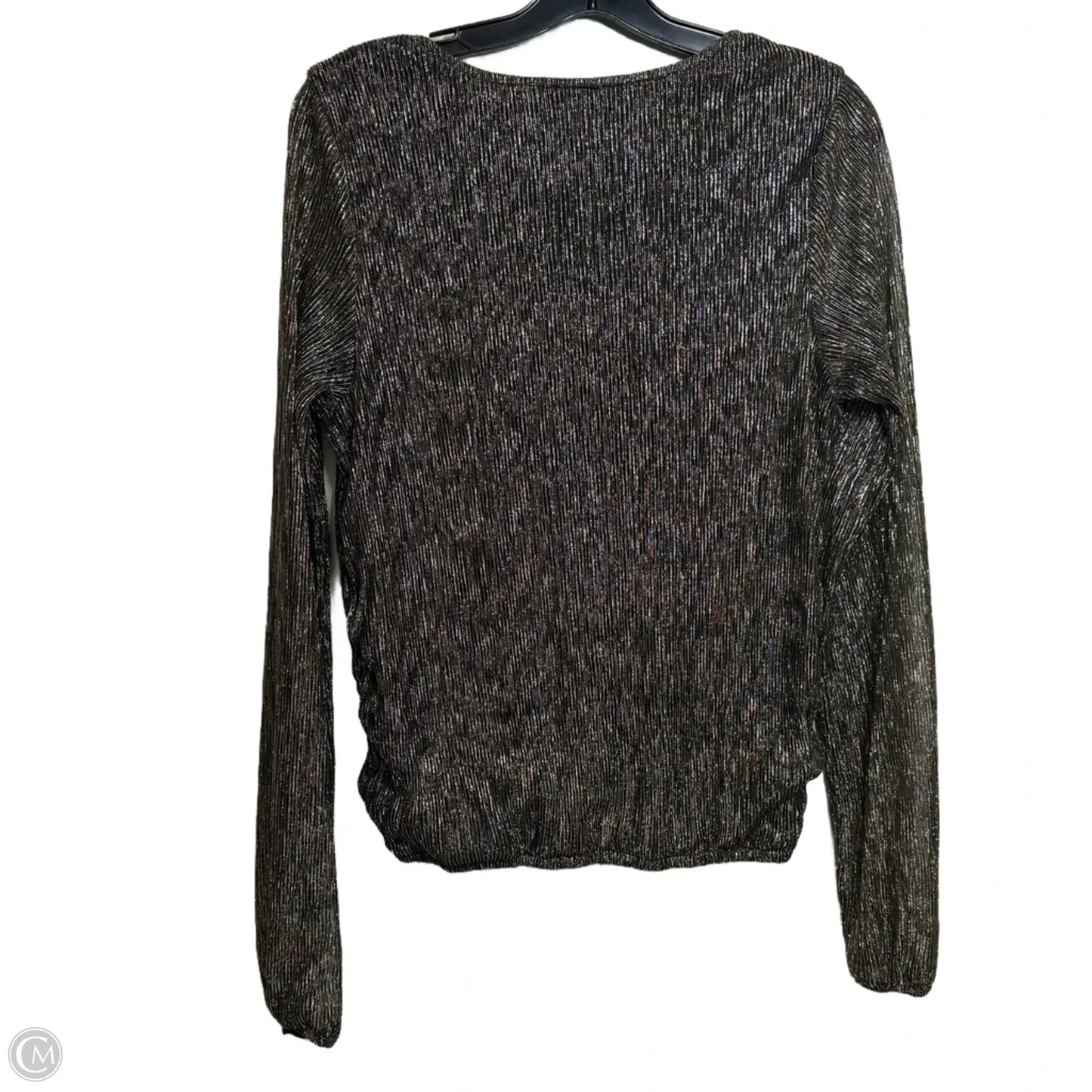 Top Long Sleeve By Daytrip In Gold, Size: M