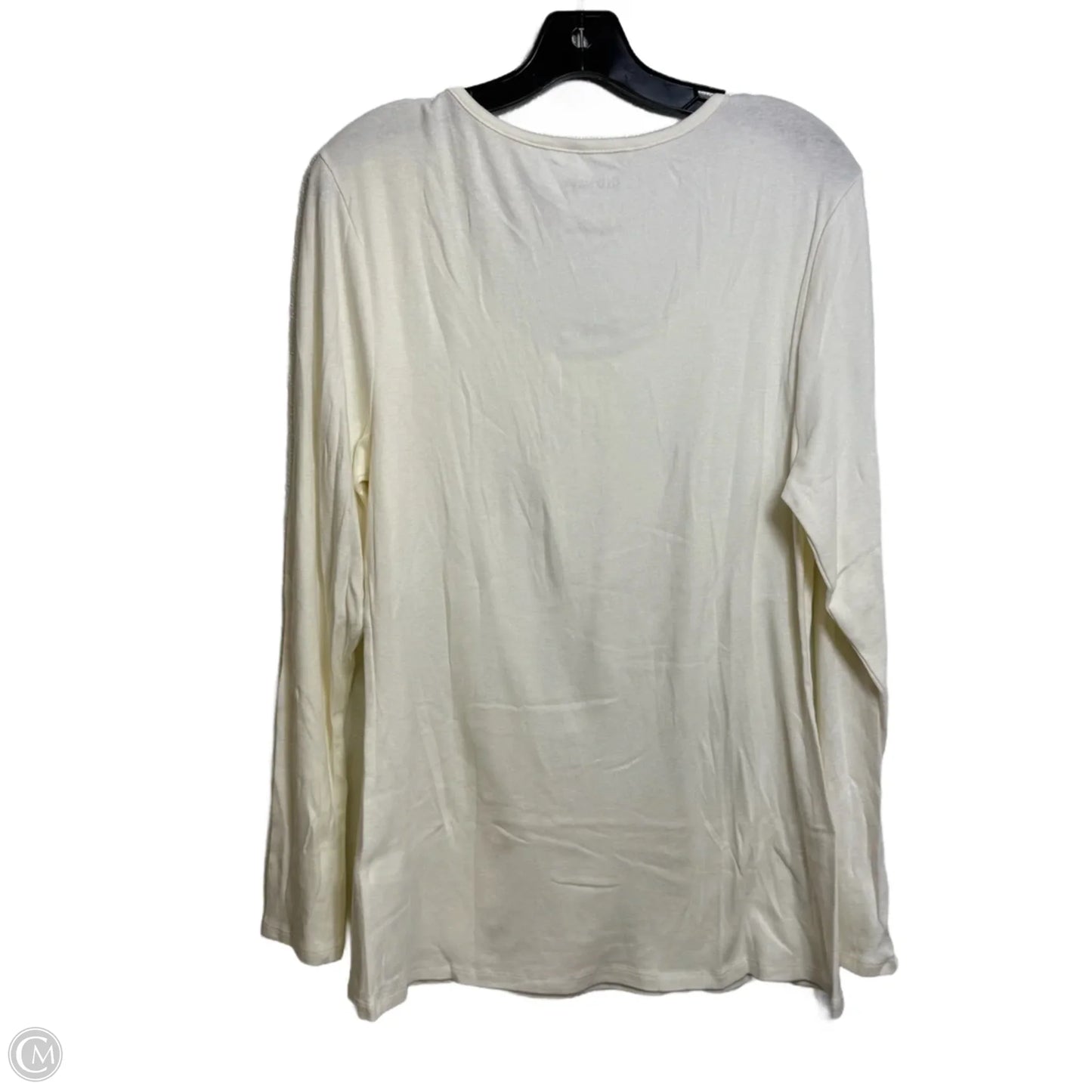 Top Long Sleeve By Old Navy In Cream, Size: Xl