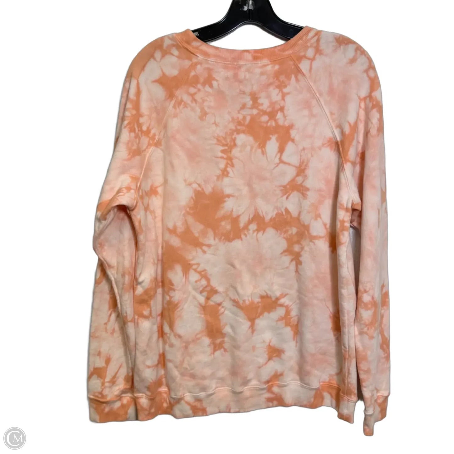 Sweatshirt Crewneck By Mumu In Peach, Size: Xs
