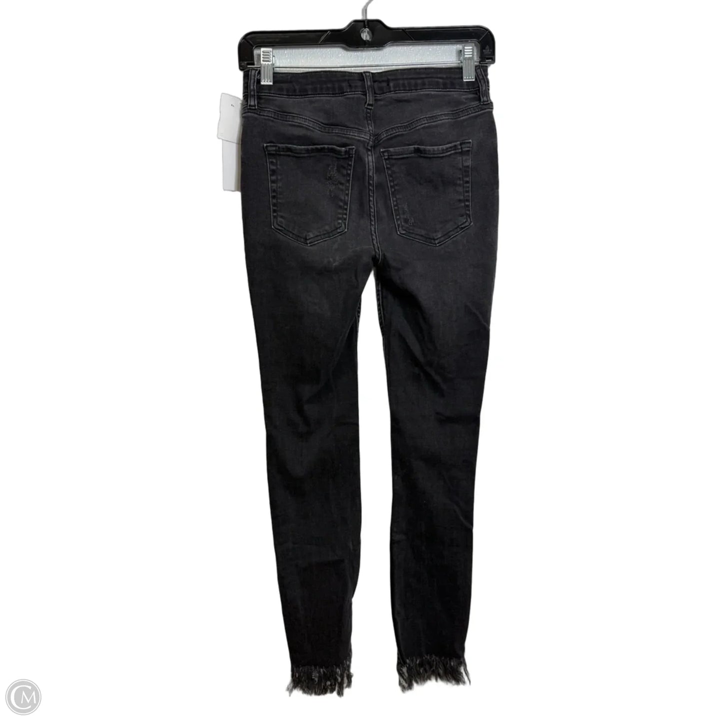 Jeans Skinny By Free People In Black, Size: 0