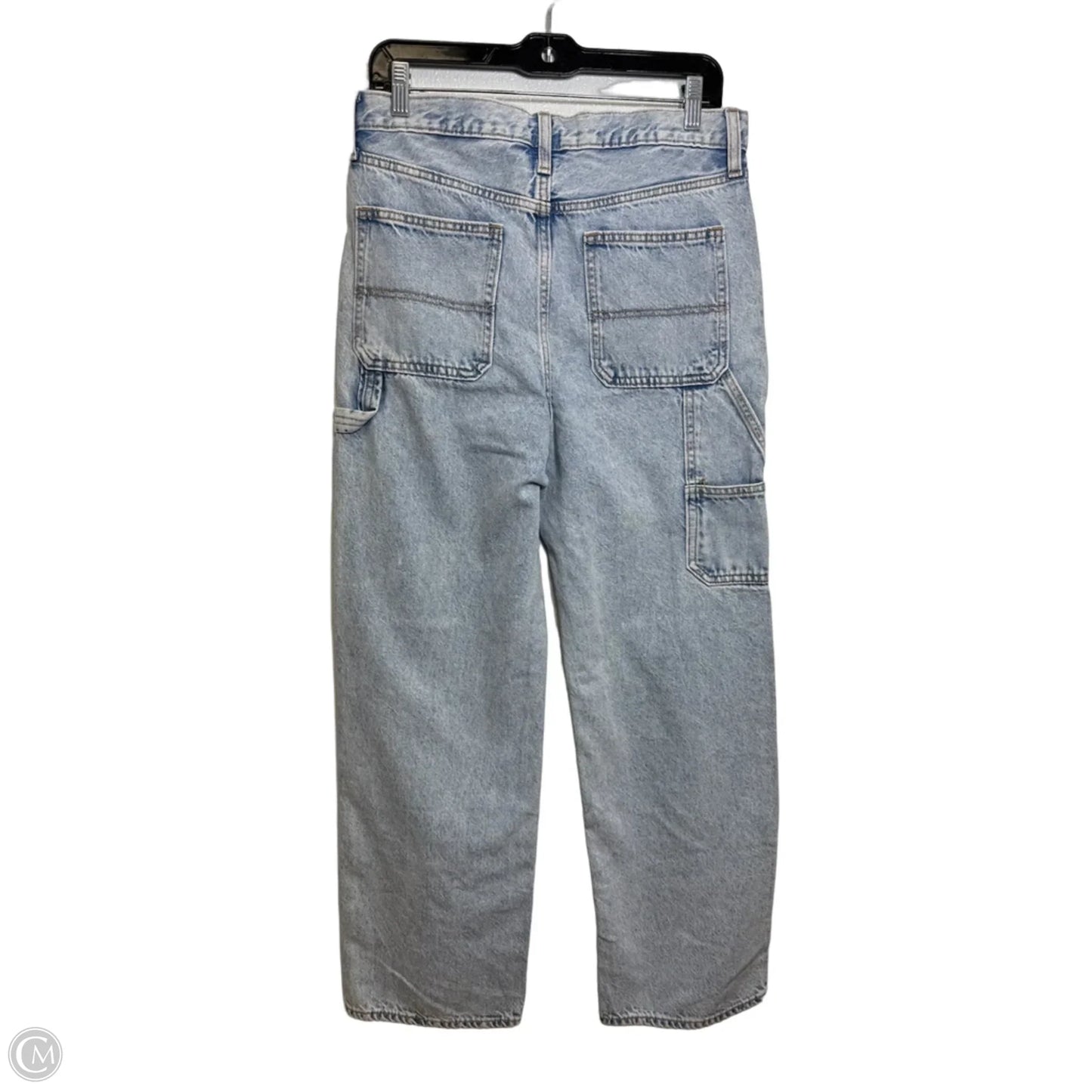 Jeans baggy Wide Leg By Old Navy In Blue Denim, Size: 16