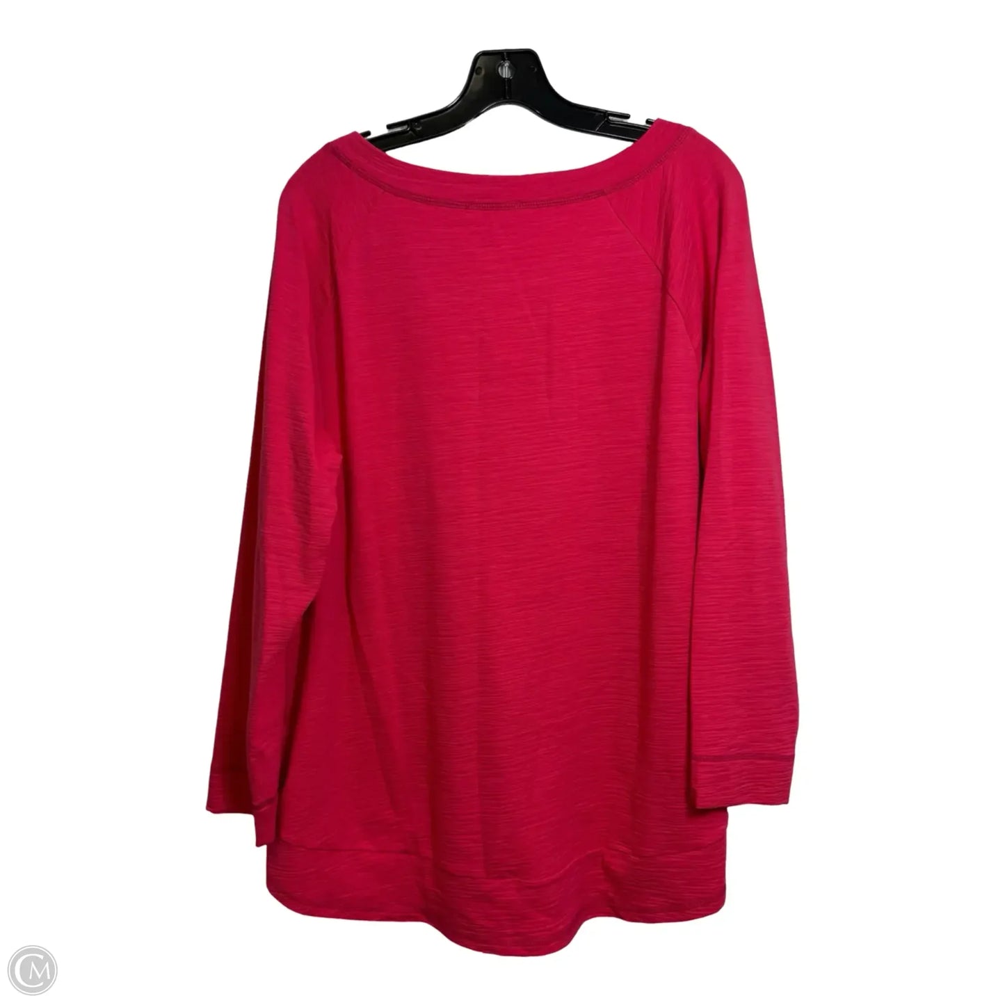 Top Long Sleeve By Talbots In Coral, Size: 1x