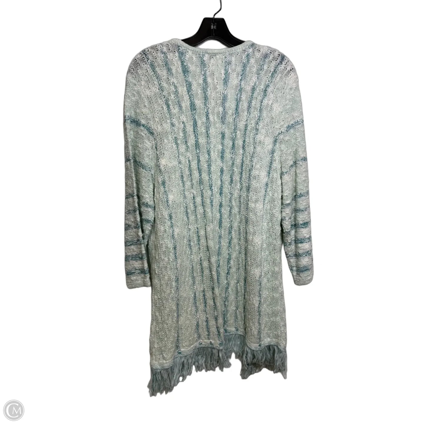 Cardigan By Christopher And Banks In Aqua, Size: Xl