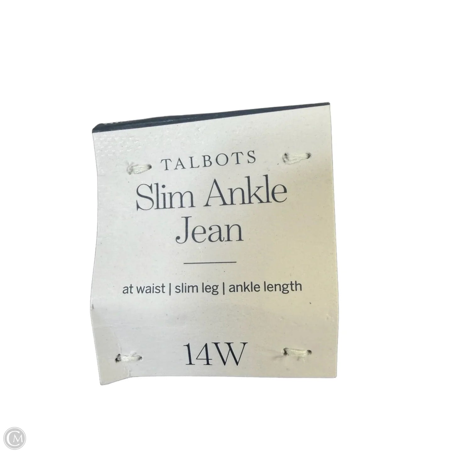 Jeans Skinny By Talbots In Grey, Size: 14