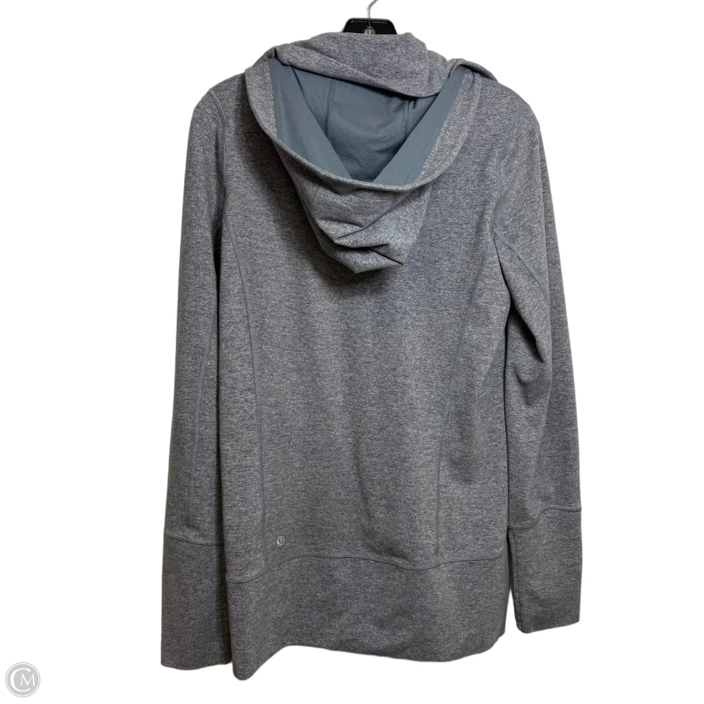 Athletic Jacket By Lululemon In Grey, Size: 8