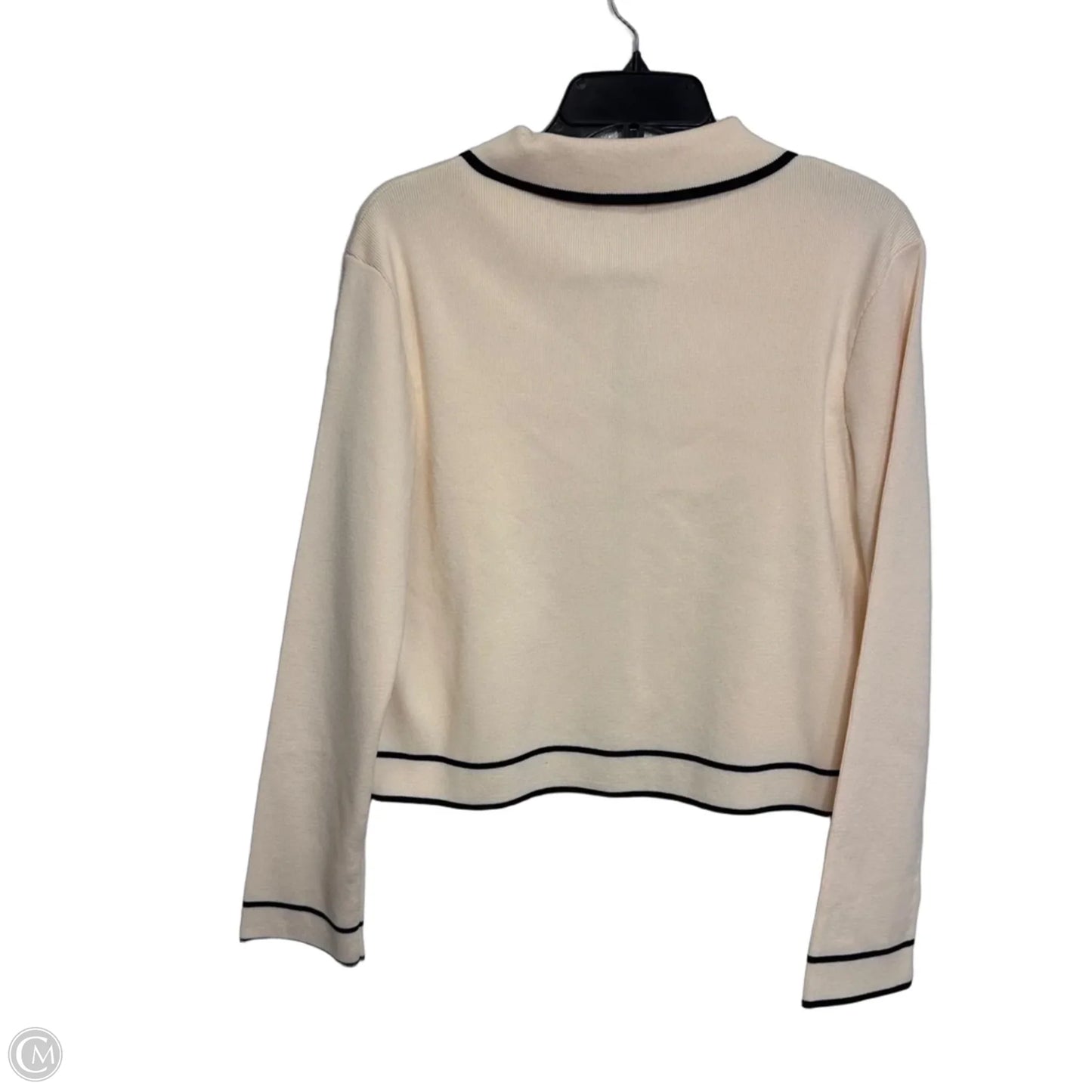 Cardigan By H&m In Cream, Size: M