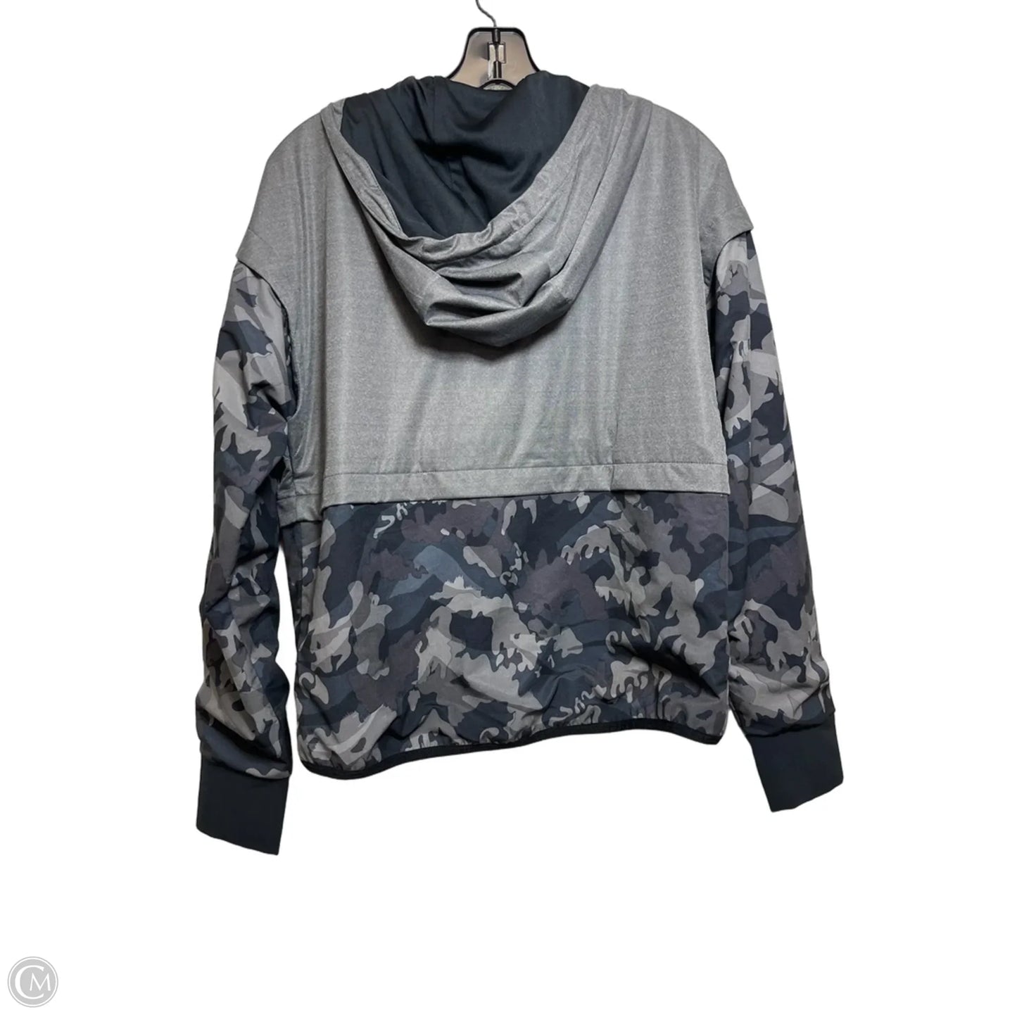 Athletic Jacket By Under Armour In Grey, Size: M