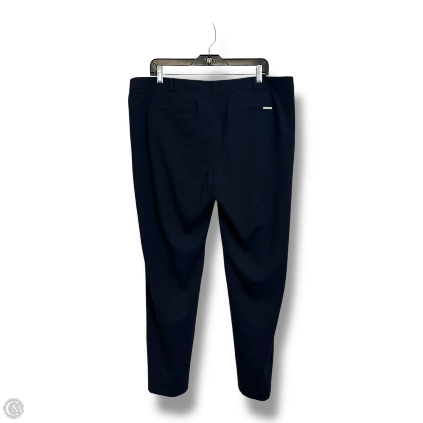 Pants Designer By Michael Kors In Navy, Size: 16