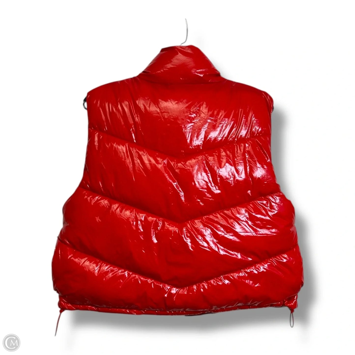 Vest Puffer & Quilted By Clothes Mentor In Red, Size: L