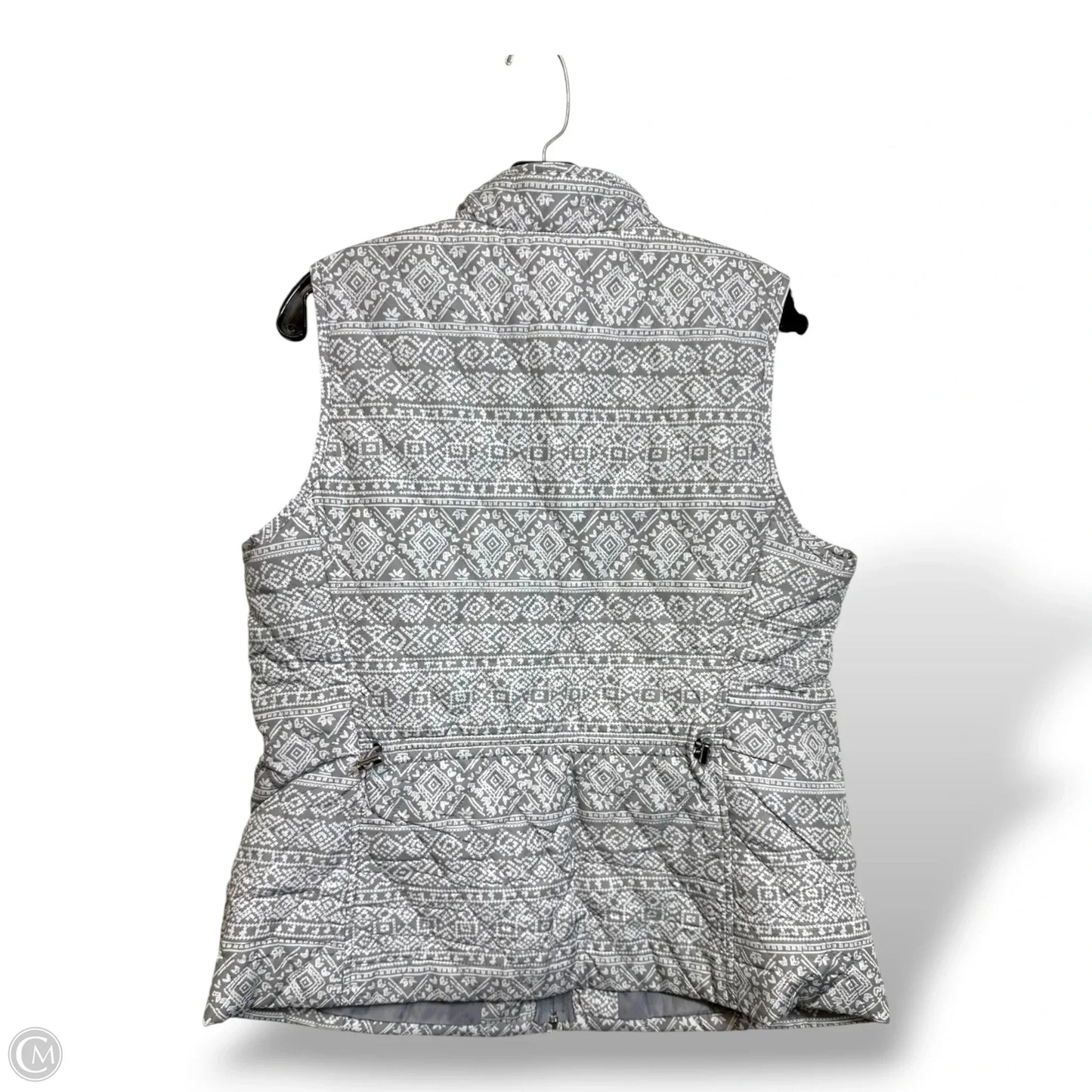 Vest Puffer & Quilted By Croft And Barrow In Grey, Size: L
