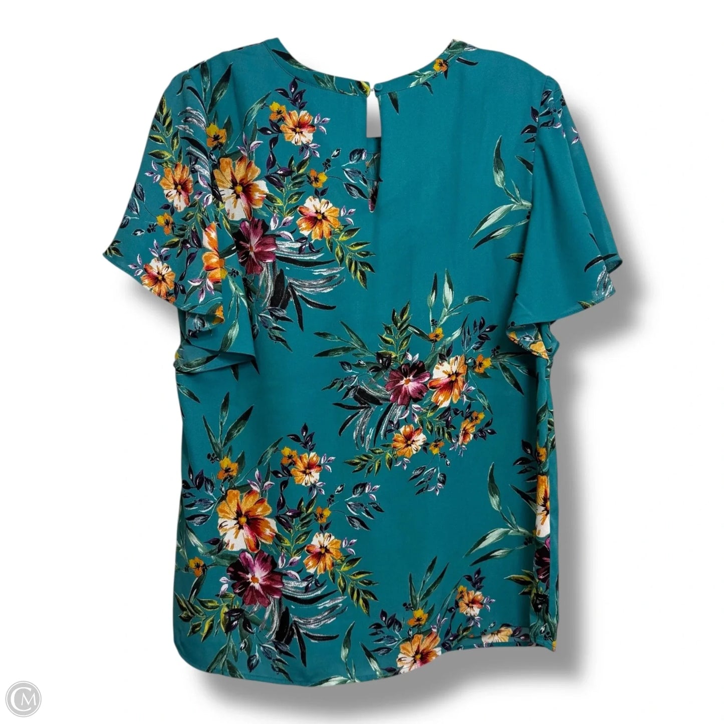 Top Short Sleeve By Dr2 In Floral Print, Size: M