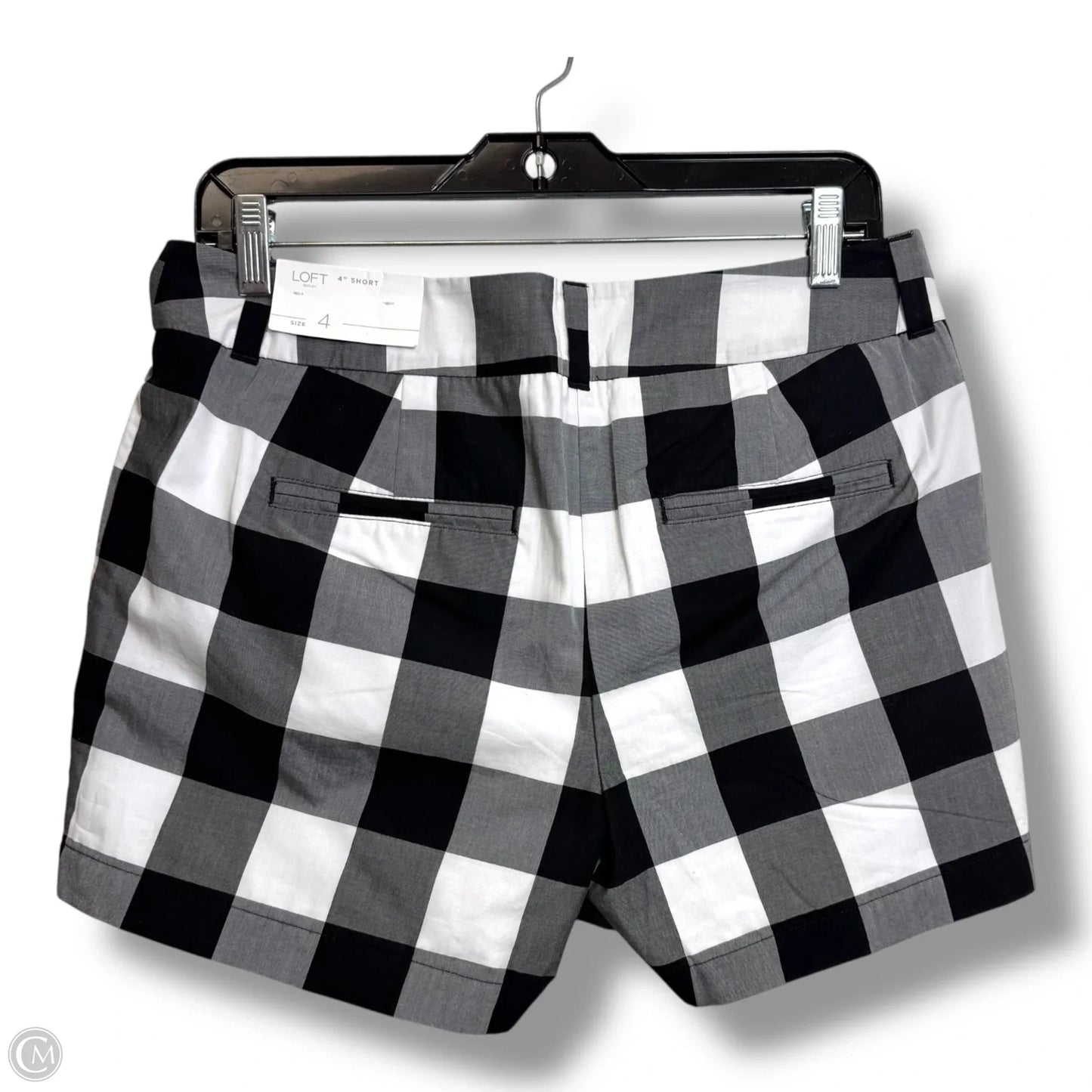 Shorts By Loft In Plaid Pattern, Size: 4