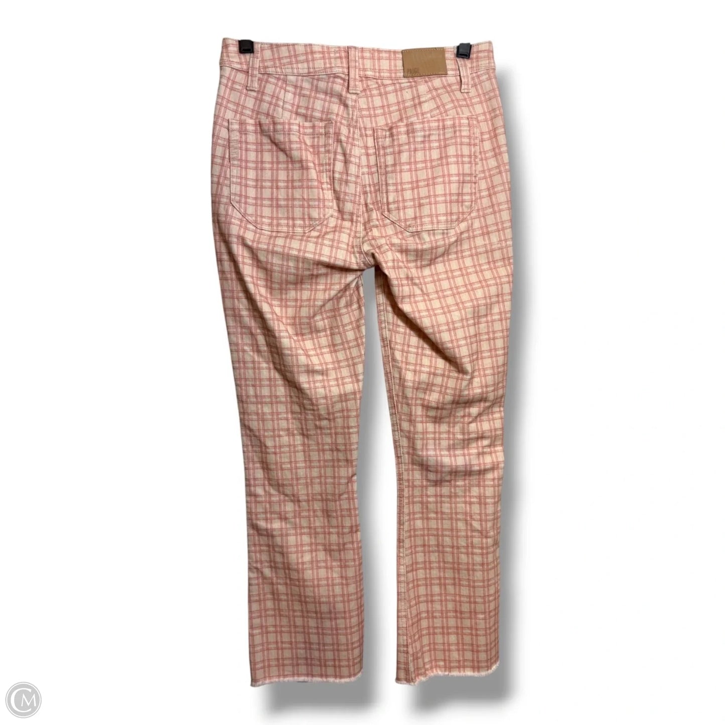 Pants Cropped By Paige In Plaid Pattern, Size: 4
