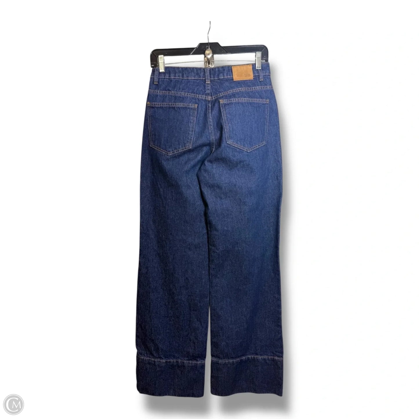 Jeans Flared By Zara In Blue Denim, Size: 4