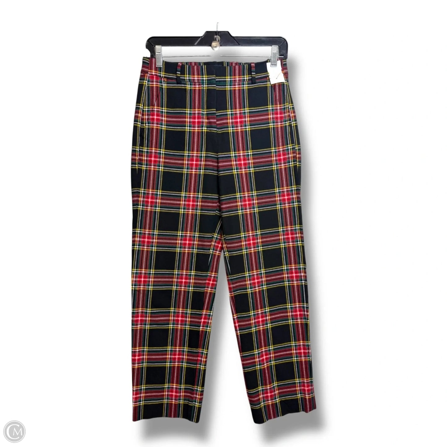 Pants Cropped By J. Crew In Plaid Pattern, Size: 2