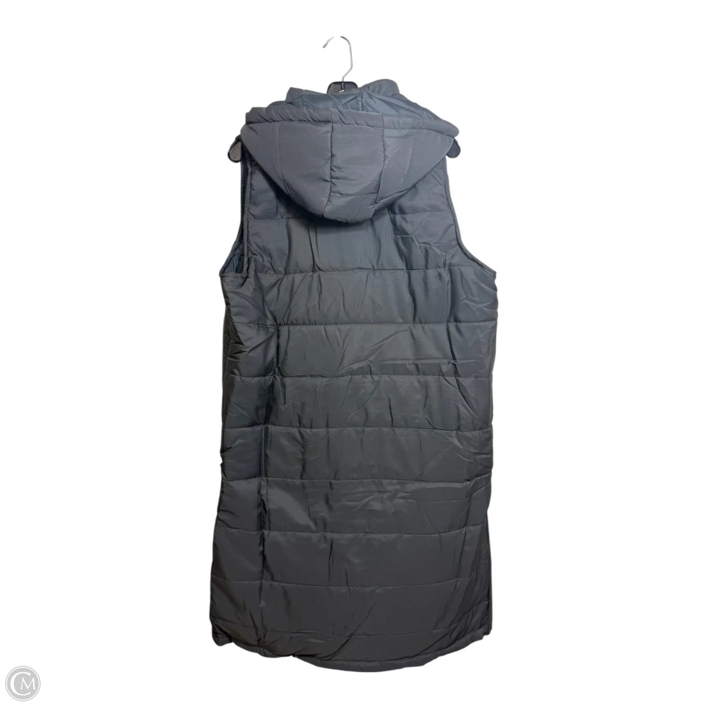 Vest Puffer & Quilted By Clothes Mentor In Grey, Size: 3x