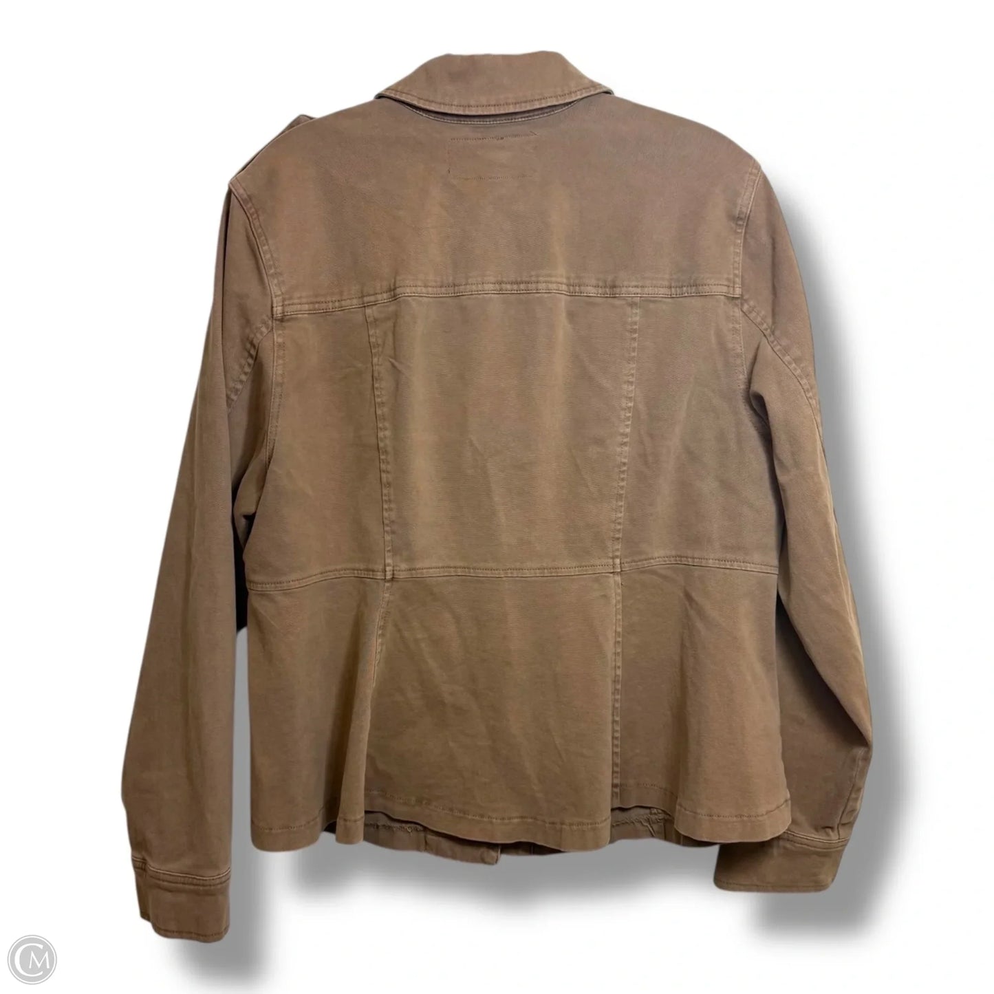 Jacket Denim By Torrid In Brown, Size: L