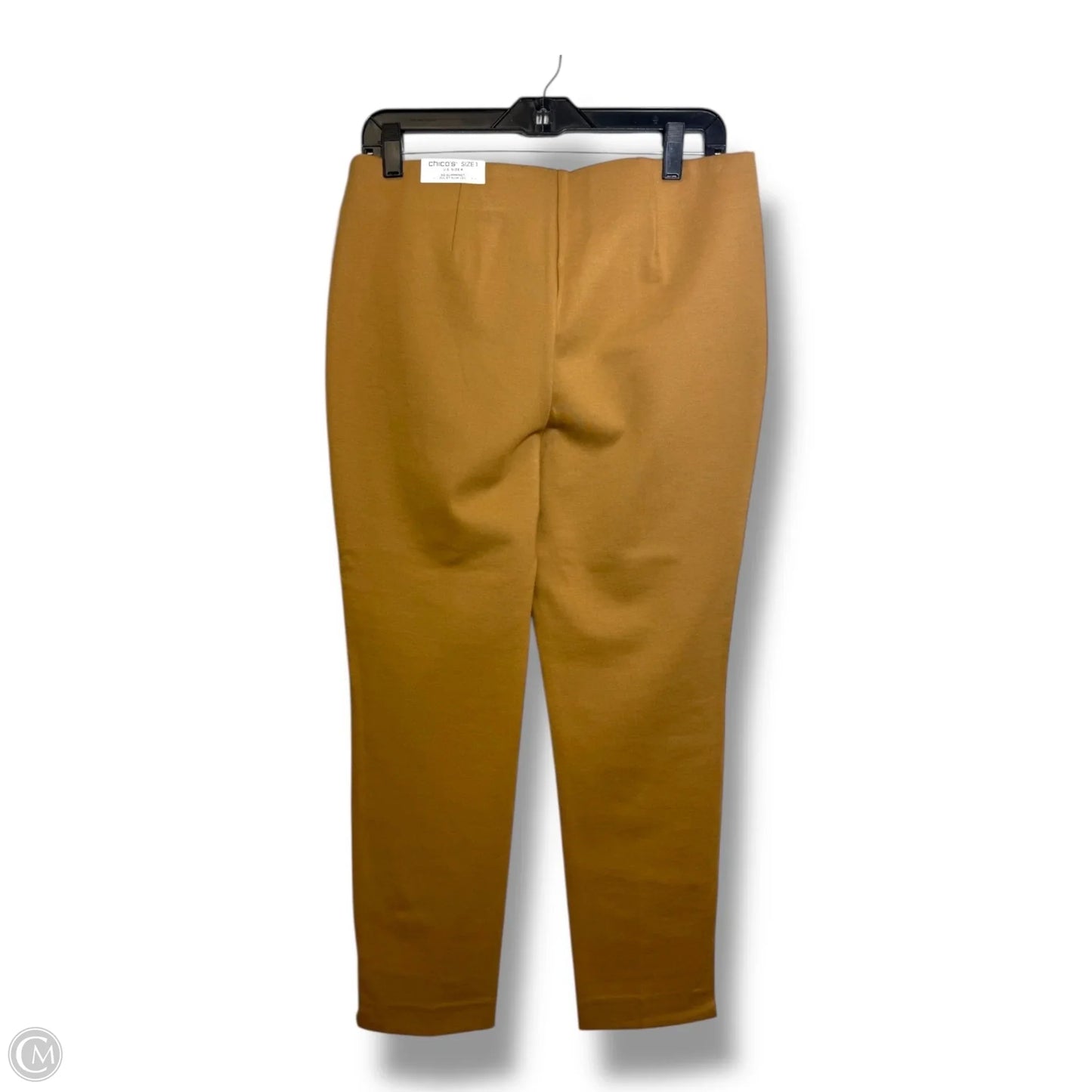 SO SLIMMING JULIET SLIM LEG Pants Leggings By Chicos In Tan, Size: S