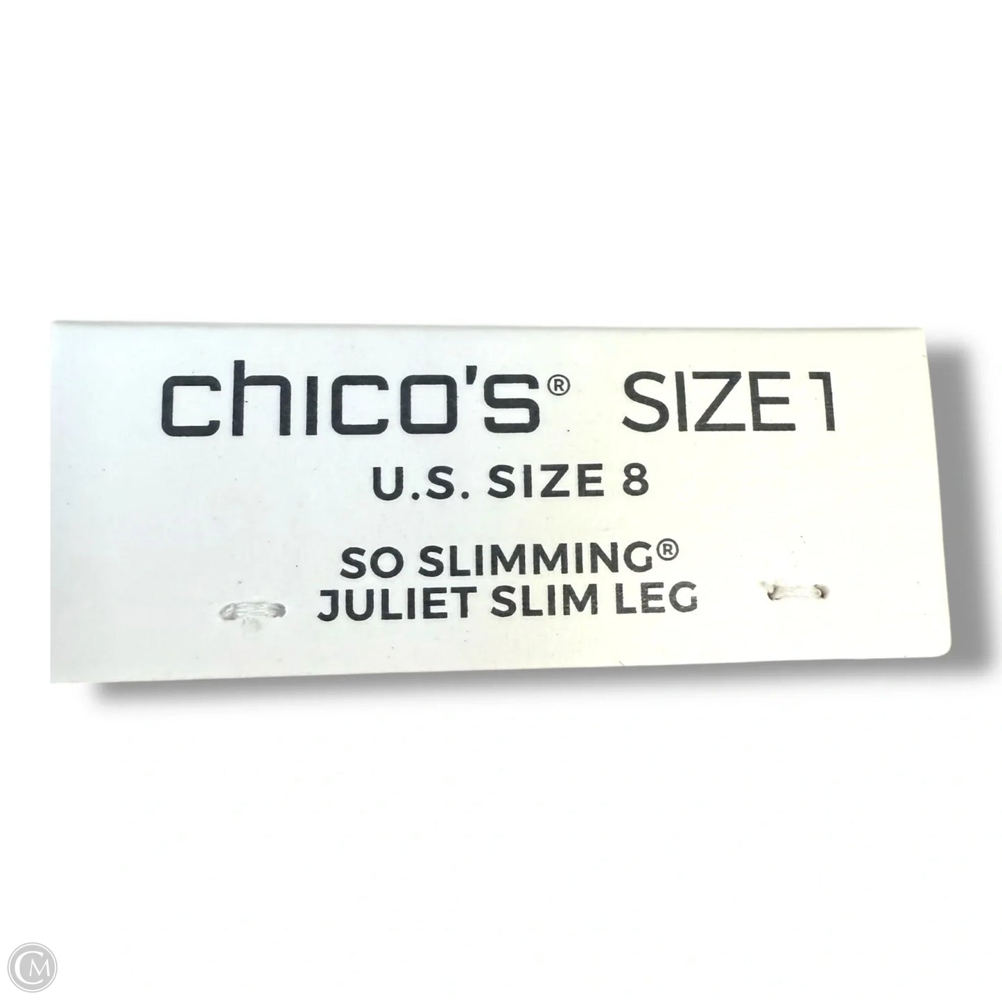 SO SLIMMING JULIET SLIM LEG Pants Leggings By Chicos In Tan, Size: S
