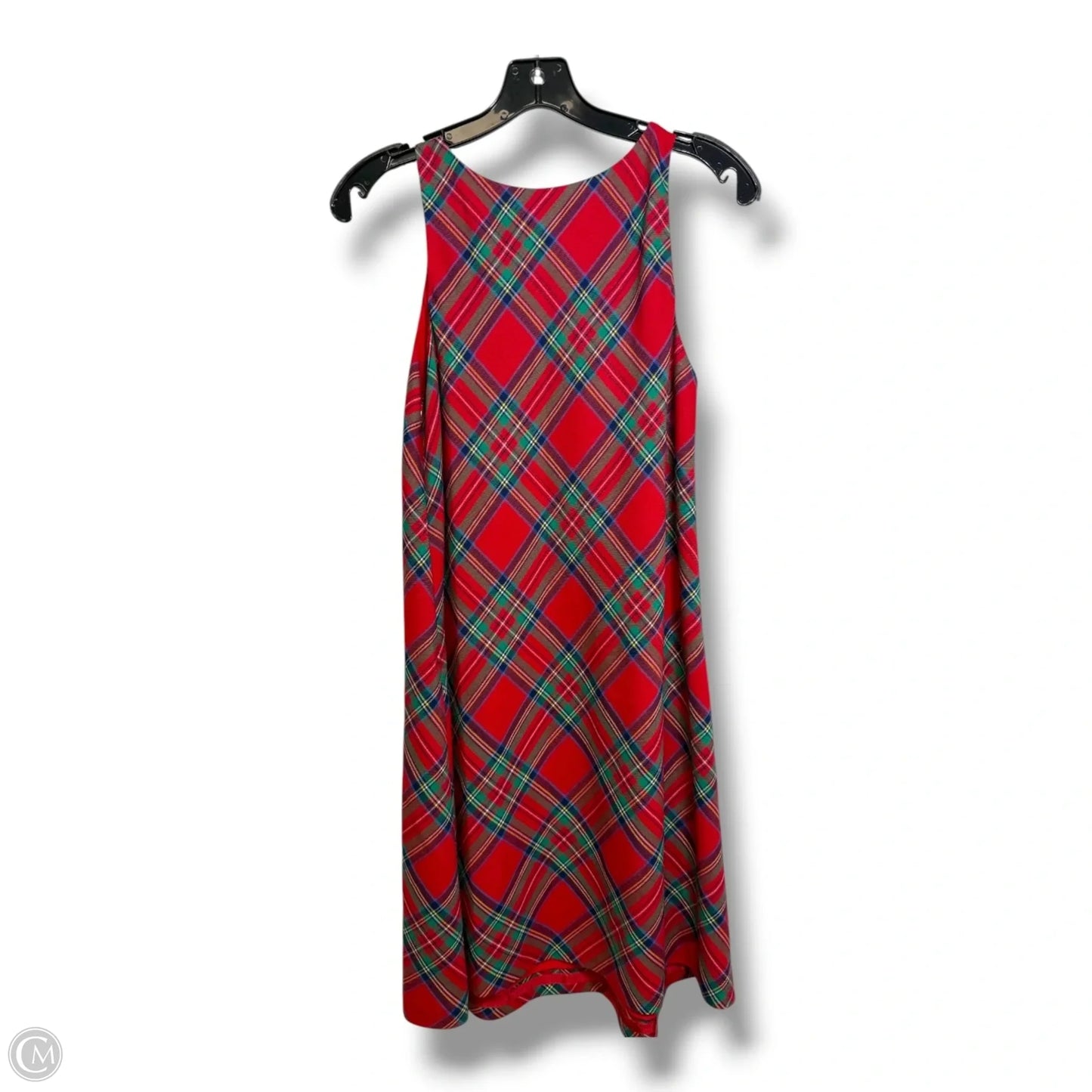 Dress Casual Midi By Vineyard Vines In Plaid Pattern, Size: 2