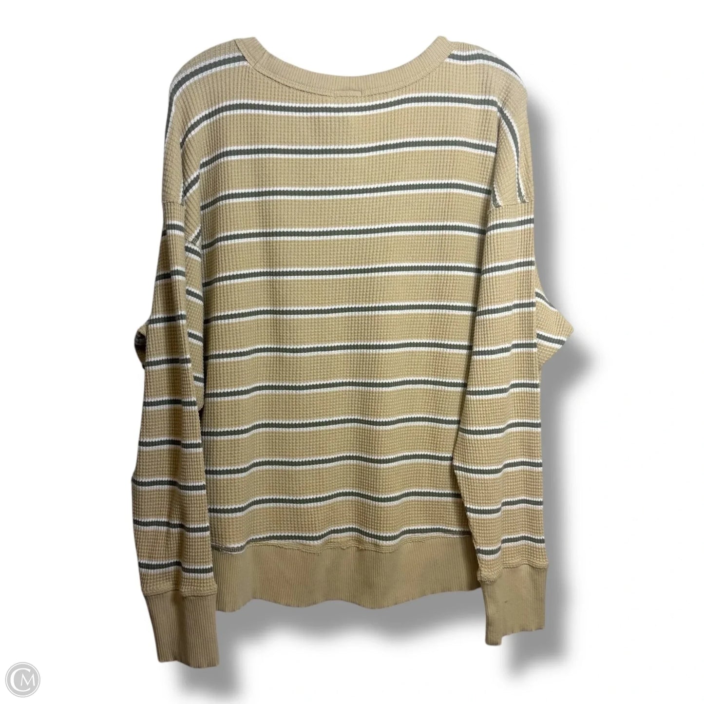 Top Long Sleeve By Offline By Aerie In Striped Pattern, Size: S