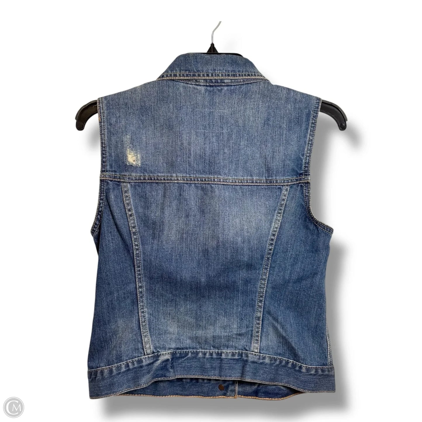 Vest Other By Hollister In Blue Denim, Size: M