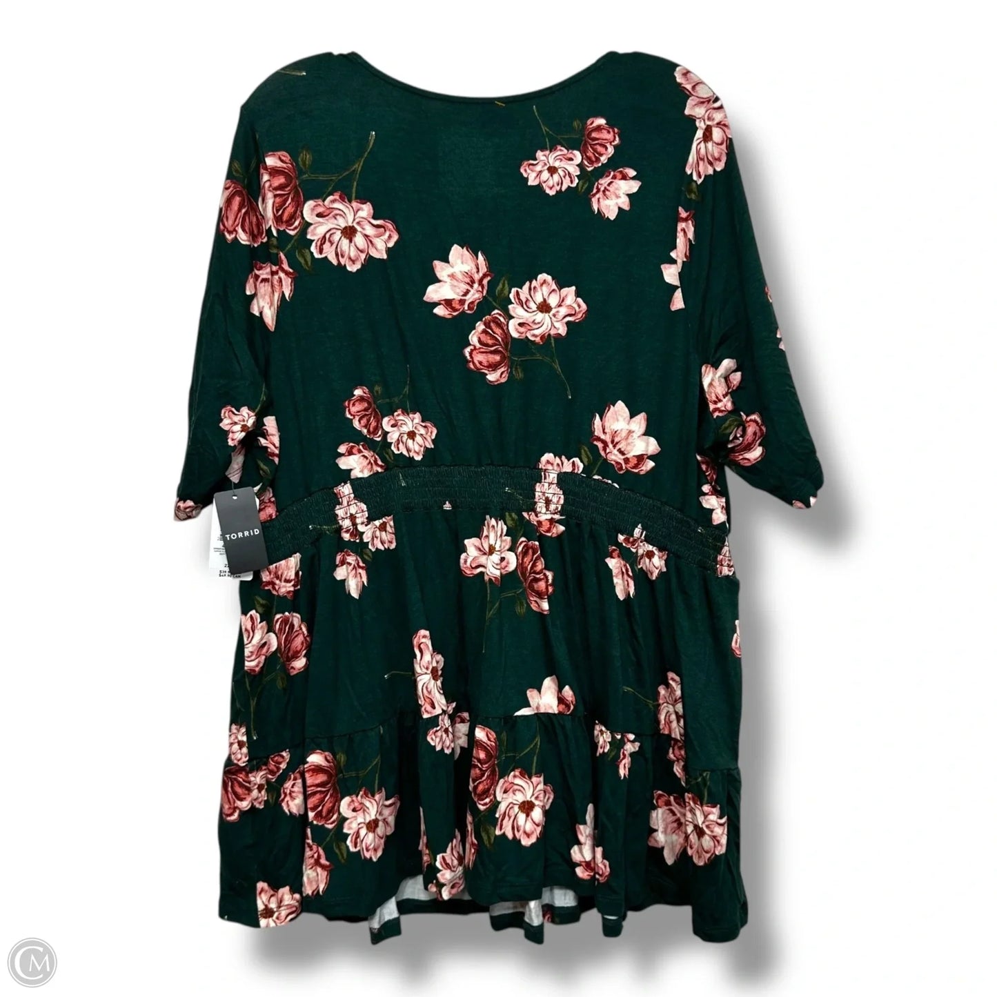 Top Short Sleeve Basic By Torrid In Green, Size: 3x