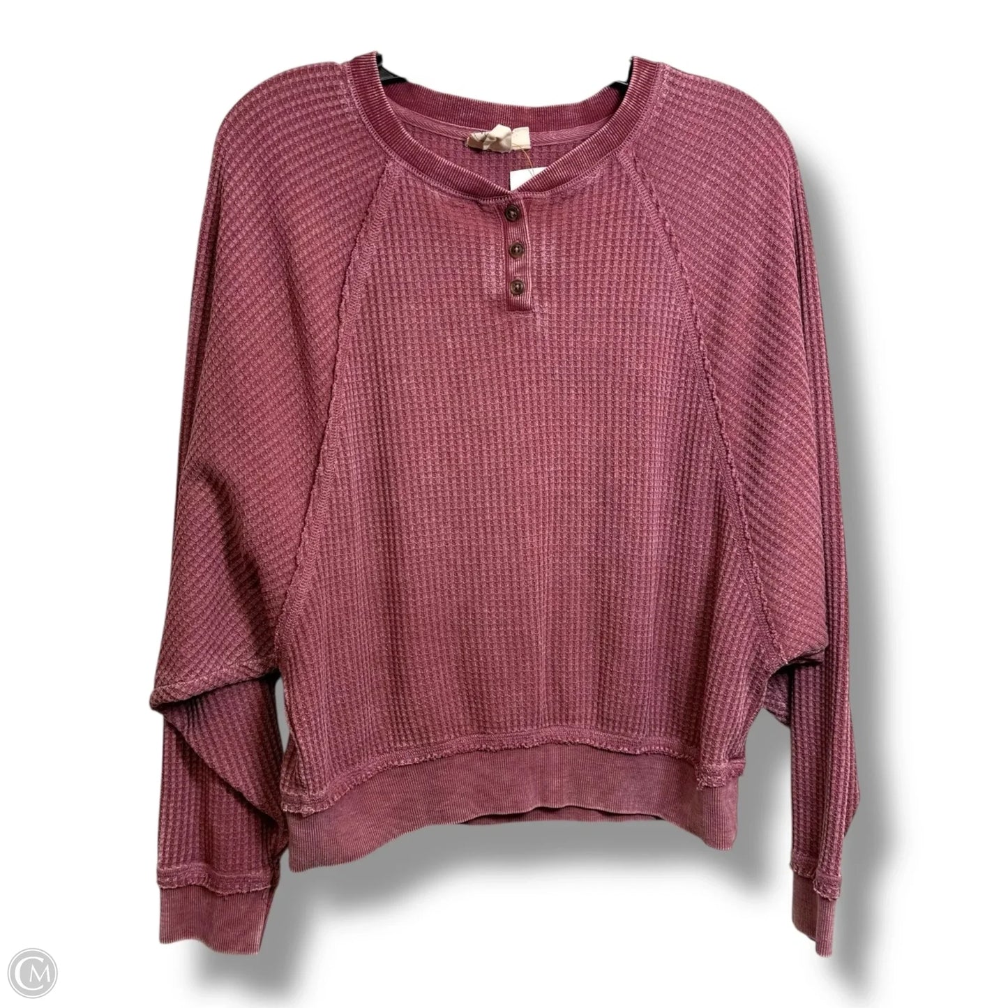 Top Long Sleeve Basic By White Crow In Red, Size: S
