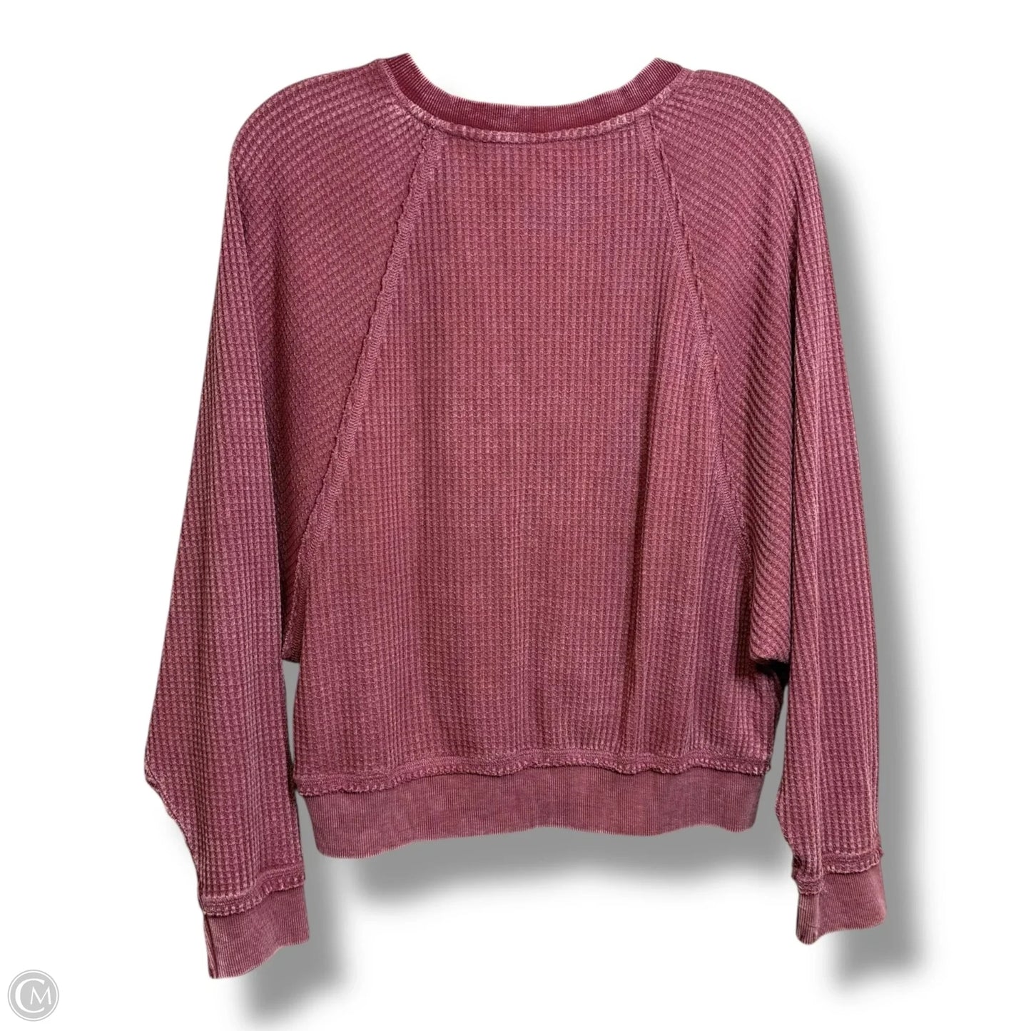 Top Long Sleeve Basic By White Crow In Red, Size: S