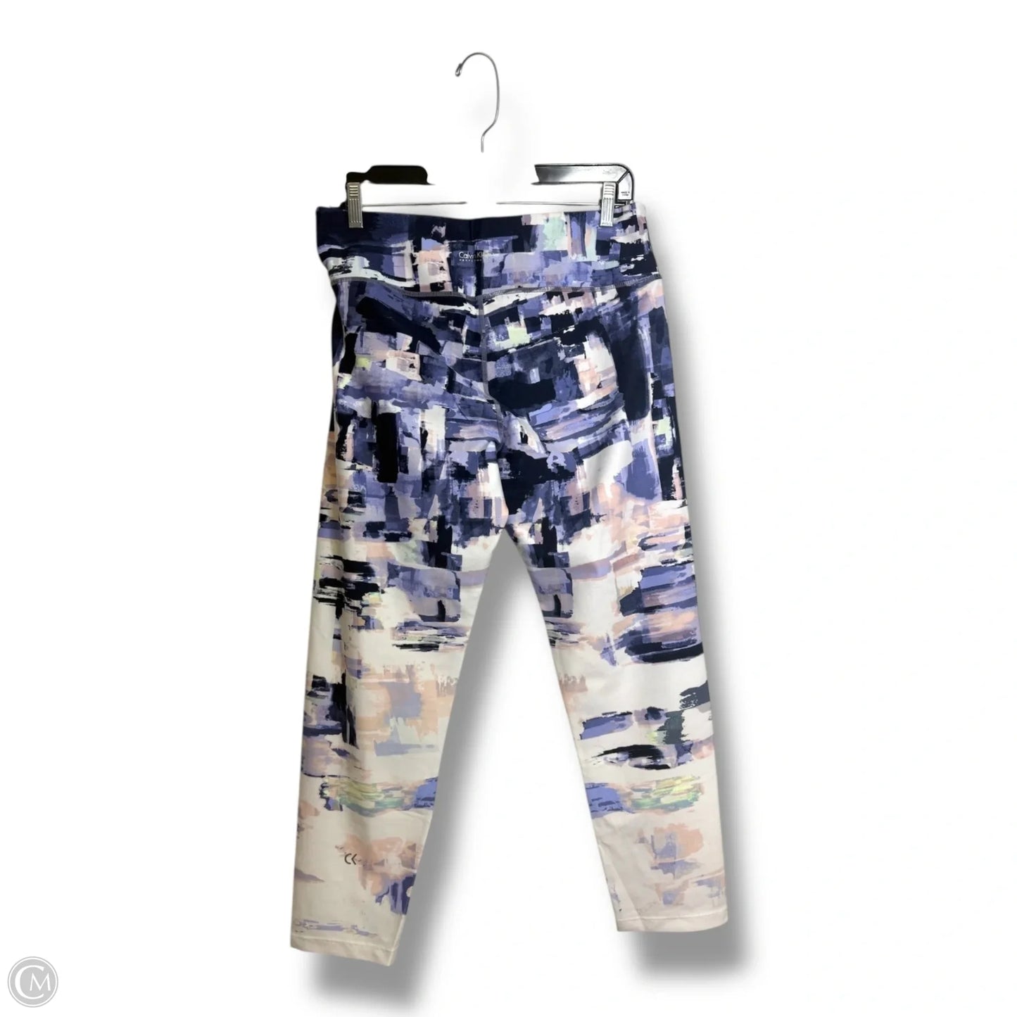 Athletic Pants By Calvin Klein In Purple, Size: Xl