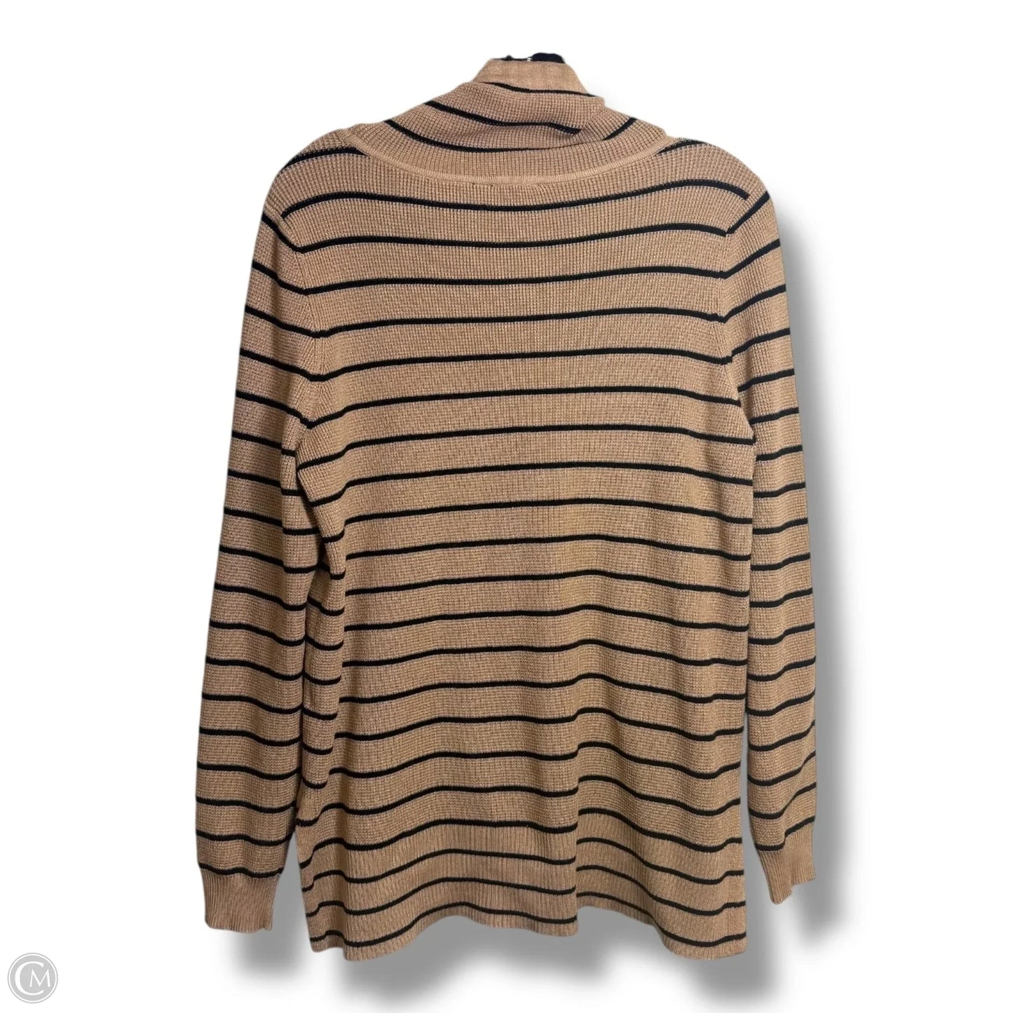 Top Long Sleeve Basic By Cyrus In Striped Pattern, Size: M