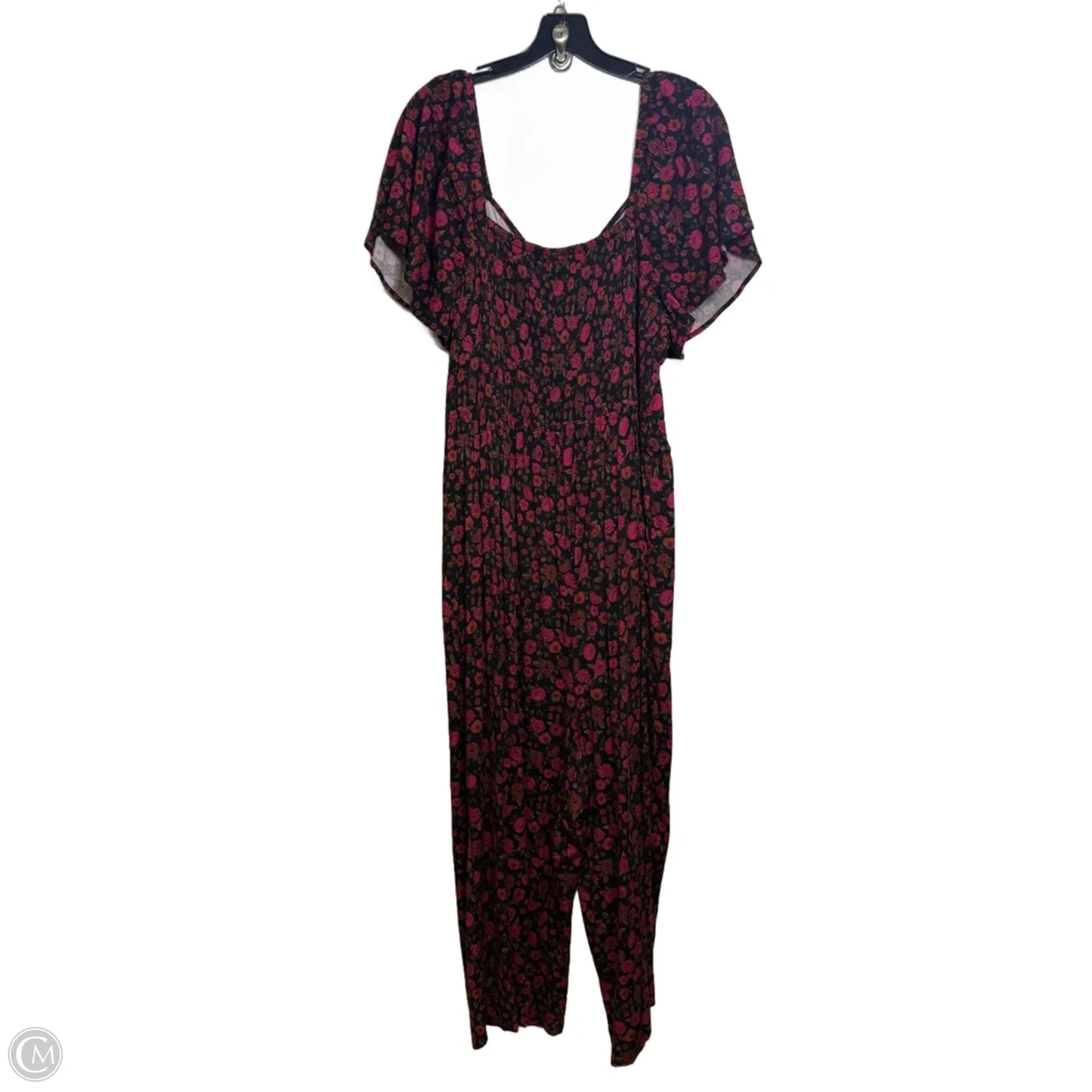 Jumpsuit By Torrid In Floral Print, Size: 3x