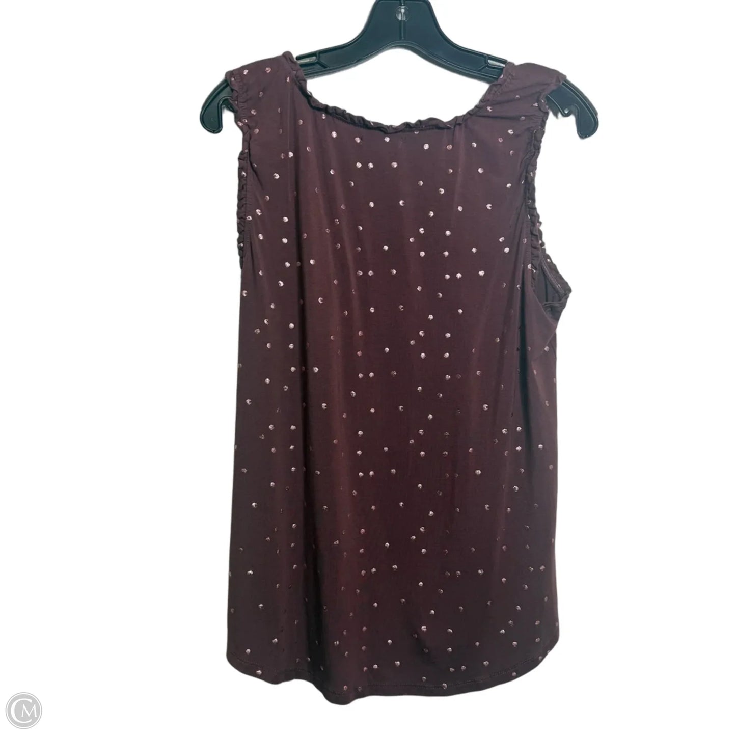 Top Sleeveless Basic By Maurices In Maroon, Size: Xl