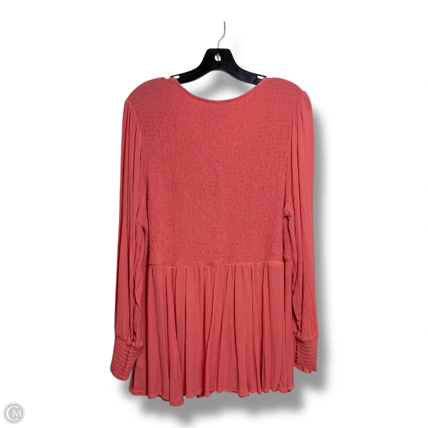 Top Long Sleeve By Torrid In Coral, Size: 2x