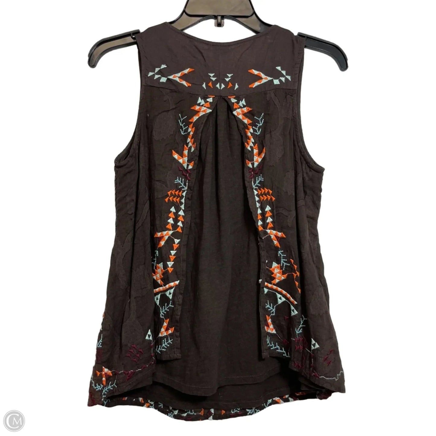 Top Sleeveless Basic By Akemi And Kin In Brown, Size: M