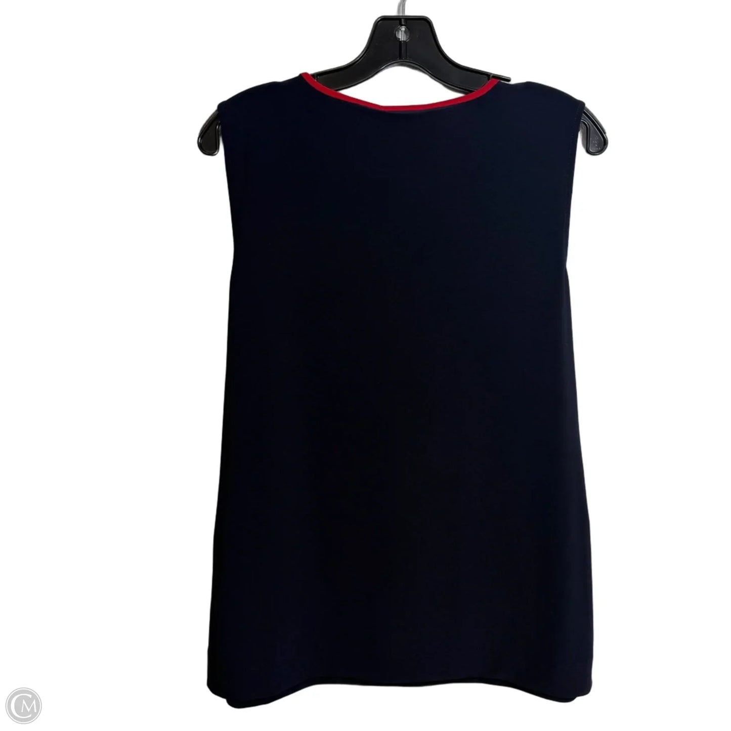Top Sleeveless Basic By Tommy Hilfiger In Navy, Size: L