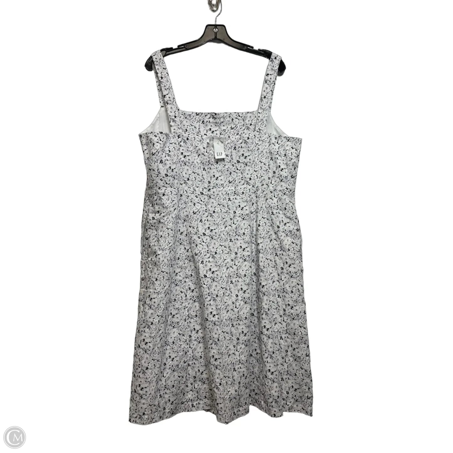 Dress Casual Midi By Gap In White, Size: Xxl